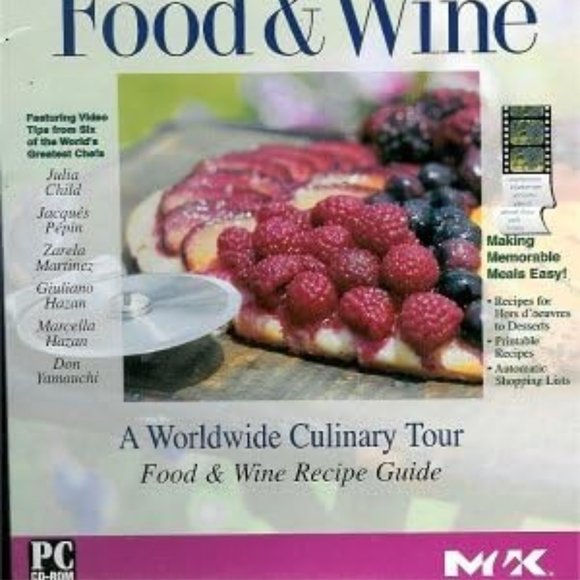 NEW IN PACKAGE THE BEST OF FOOD AND WINE CD ROM windows 95 98 xp me vintage - Picture 2 of 2